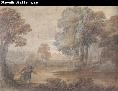 Claude Lorrain Landscape with Tobias and the Angel (mk17)